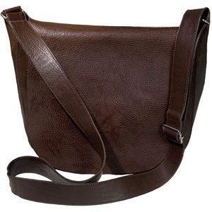 MO851, Genuine Leather Large crossbody bag